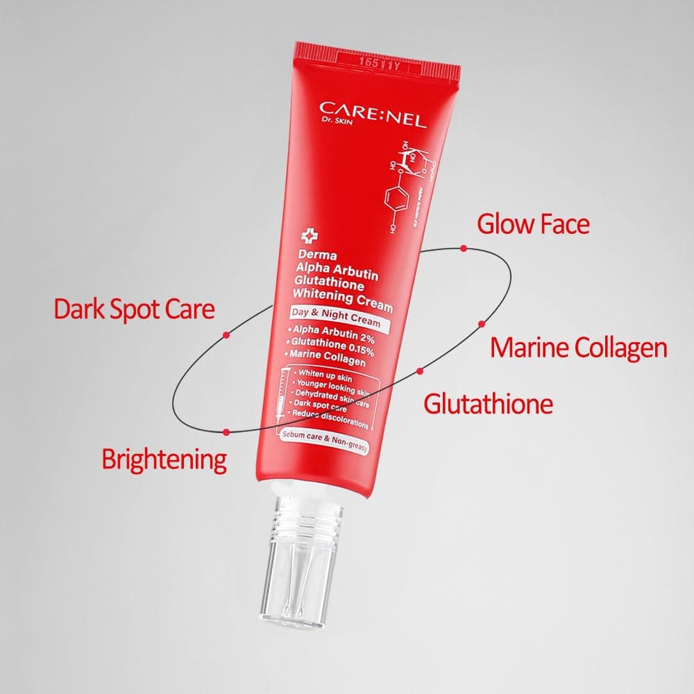 Carenel Derma Alpha Arbutin Glutathione Whitening Cream