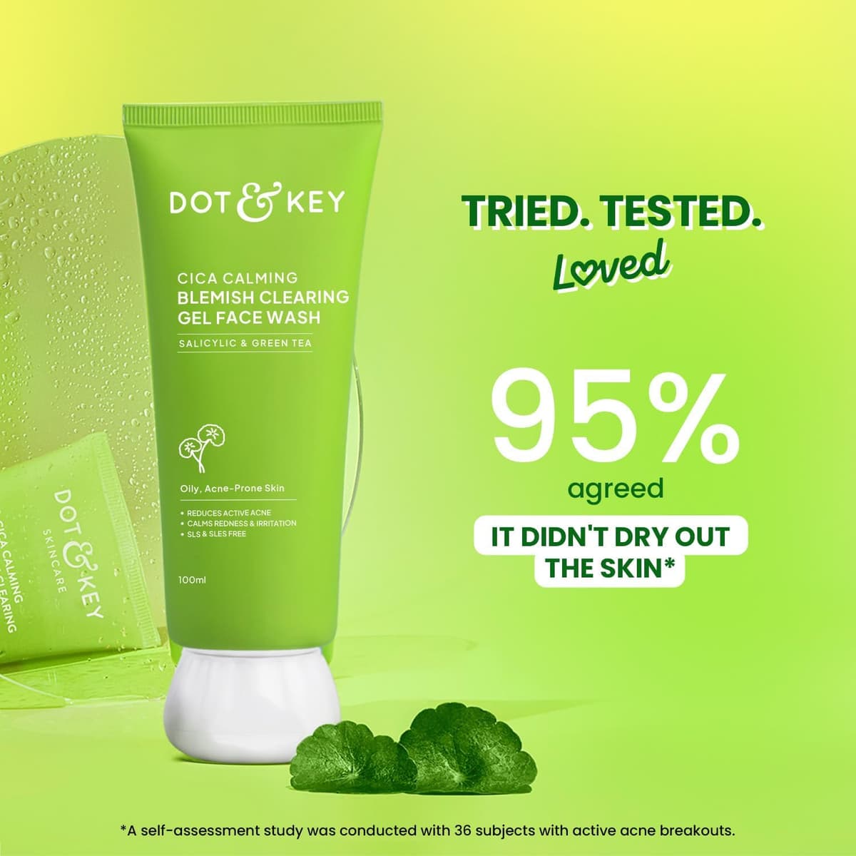 Dot & Key Cica Calming Blemish Clearing Gel Face Wash