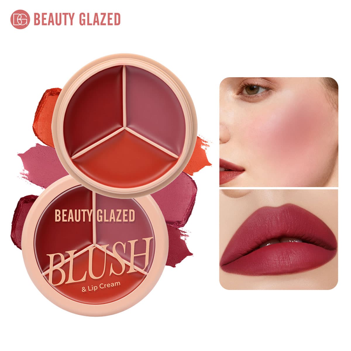 Beauty Glazed Blush & Lip Cream