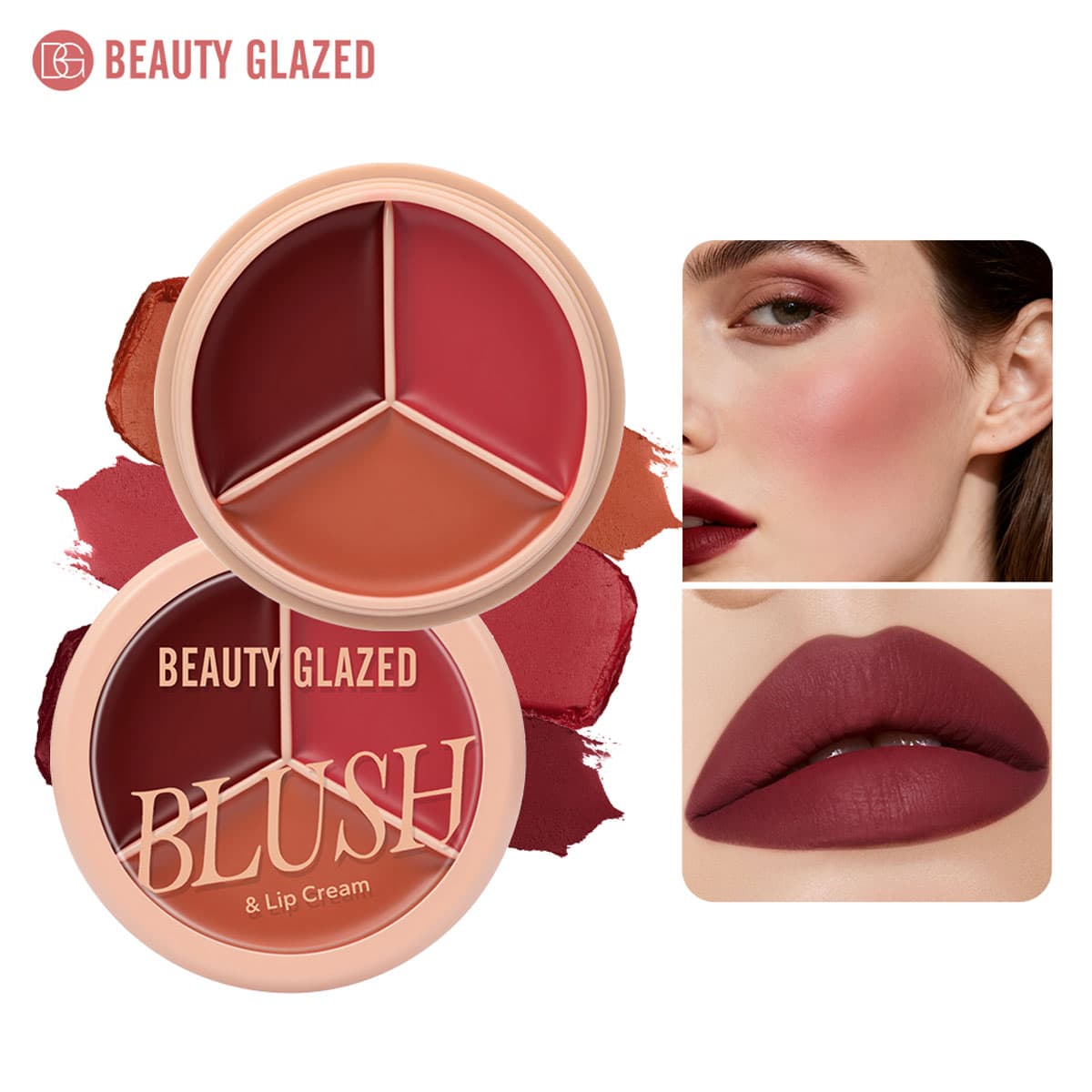 Beauty Glazed Blush & Lip Cream