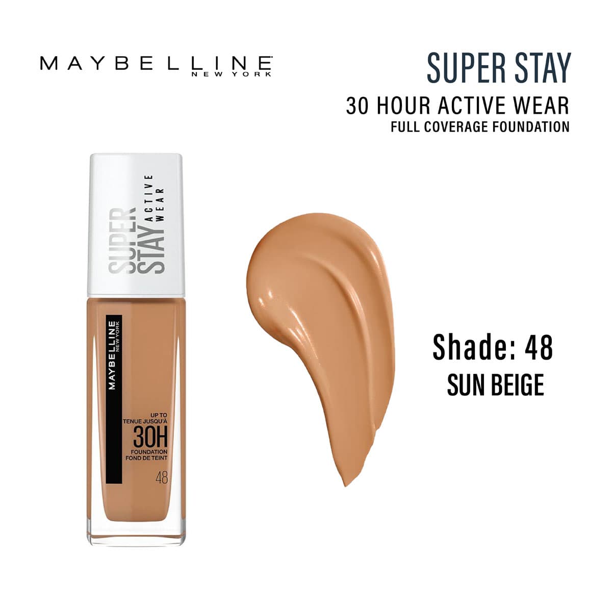 Maybelline Superstay 30 Hour Active Wear Full Coverage Foundation