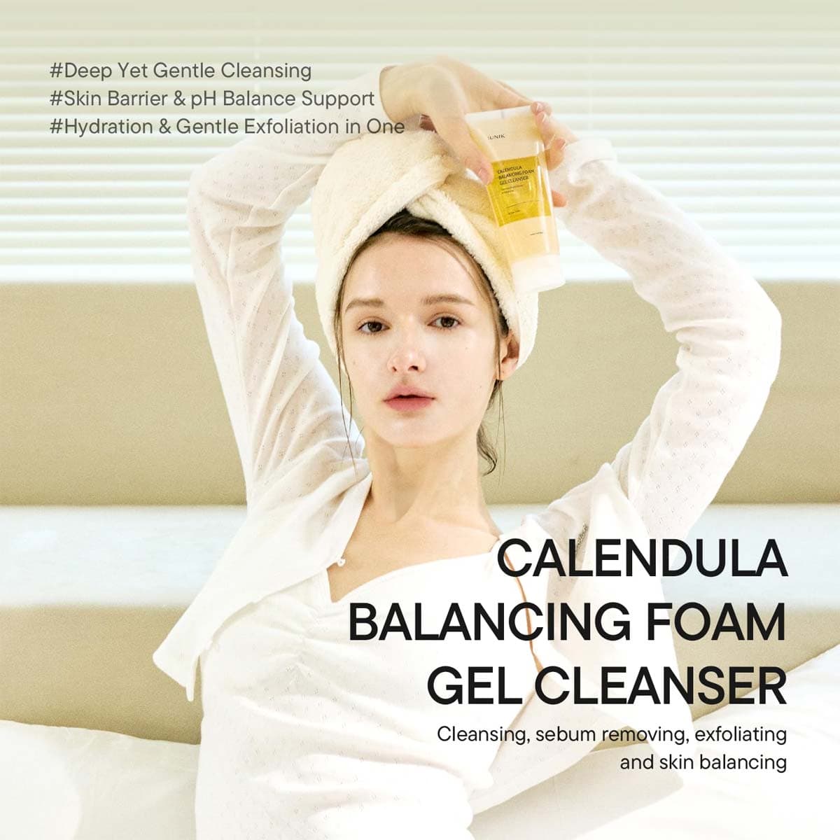 iUNIK Calendula Balancing Foam Gel Cleanser