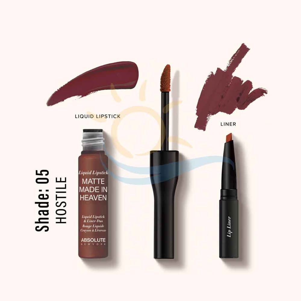 Absolute New York Matte Made in Heaven Liquid Lipstick & Liner Duo