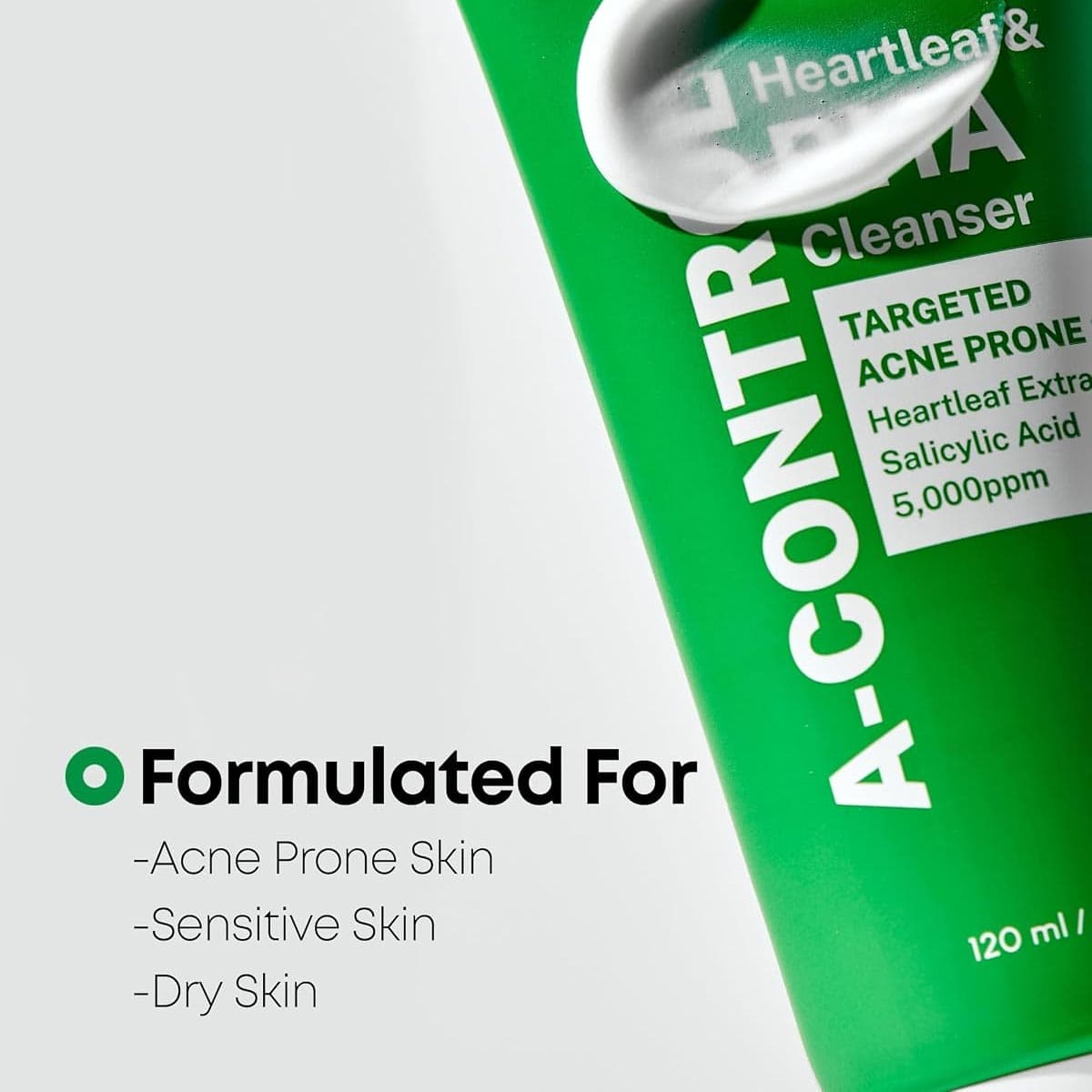 Nineless A-Control Heartleaf & BHA Foam Cleanser