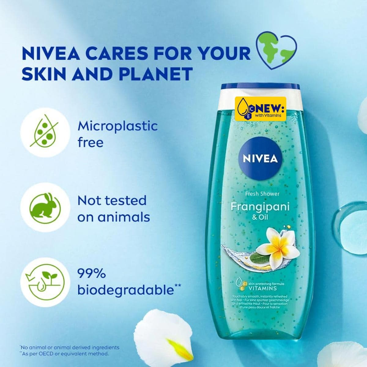 Nivea Frangipani & Oil Shower Gel