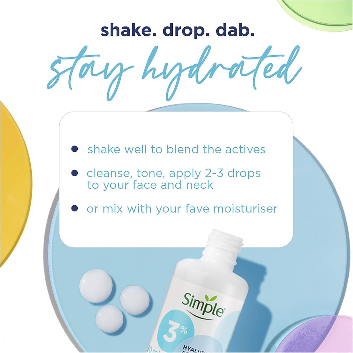 Simple Booster Serum 3% Hyaluronic Acid and B5