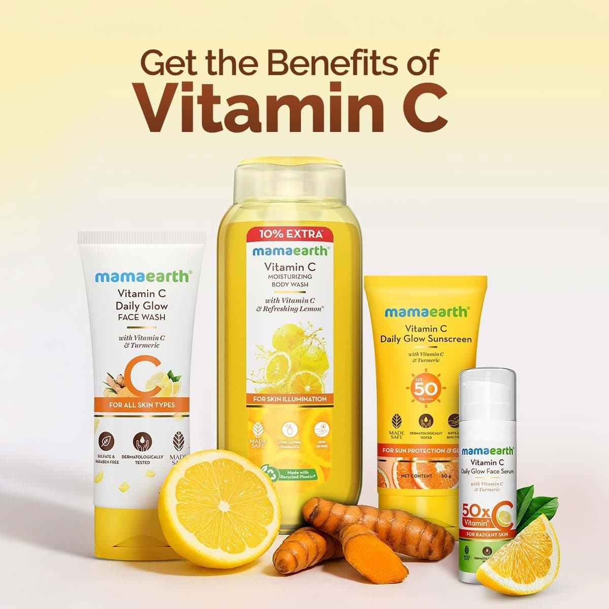 Mamaearth Vitamin C Daily Glow Face Wash For All Skin Types