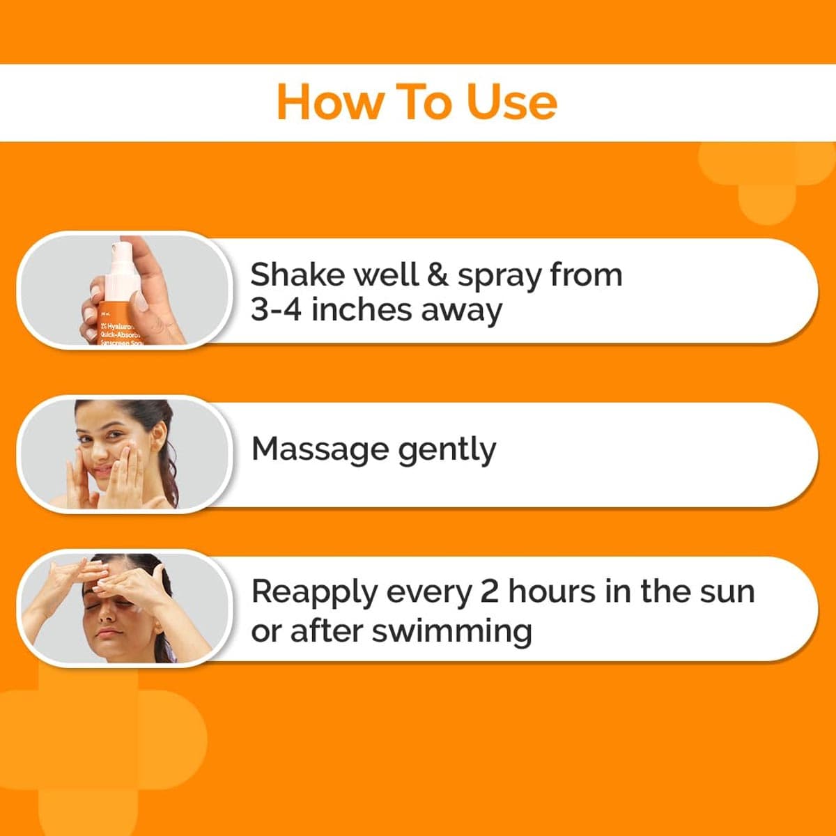 The Derma Co 1% Hyaluronic Quick-Absorbing Sunscreen Spray