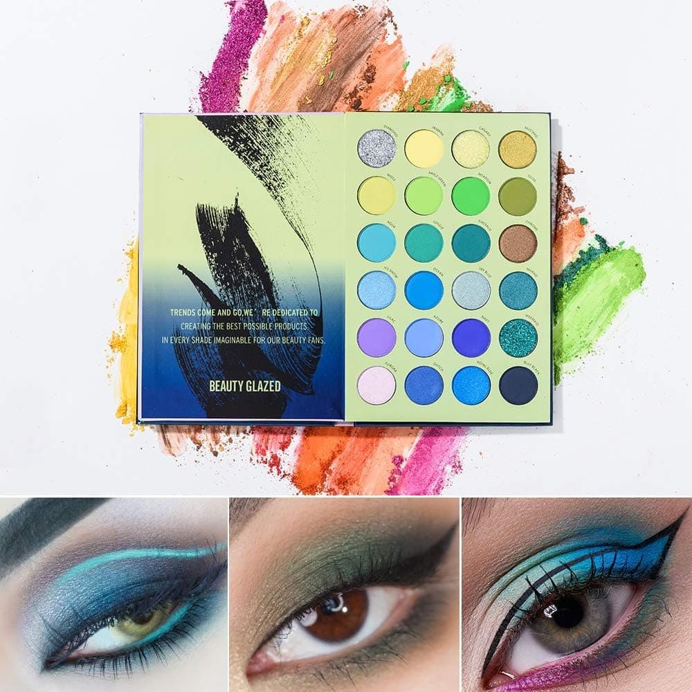 Beauty Glazed Color Shades Pressed Powder Eyeshadow Palette