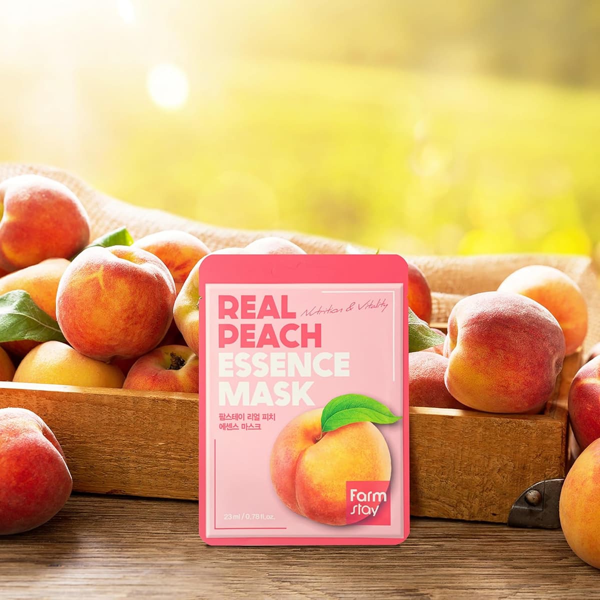 Farmstay Real Peach Essence Mask