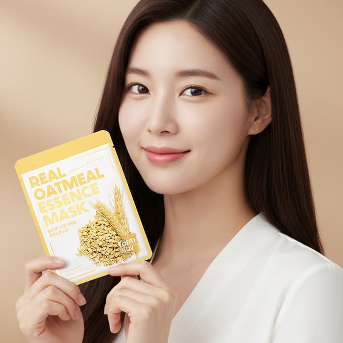 Farmstay Real Oatmeal Essence Mask