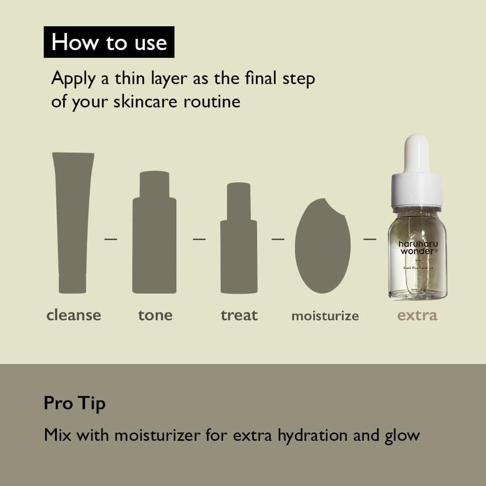 haruharu Black Rice Facial Oil