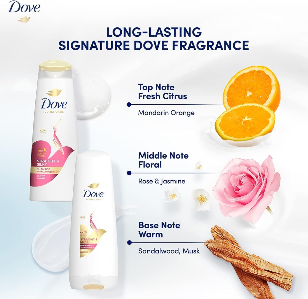 Dove Ultra Care Straight & Silky Shampoo