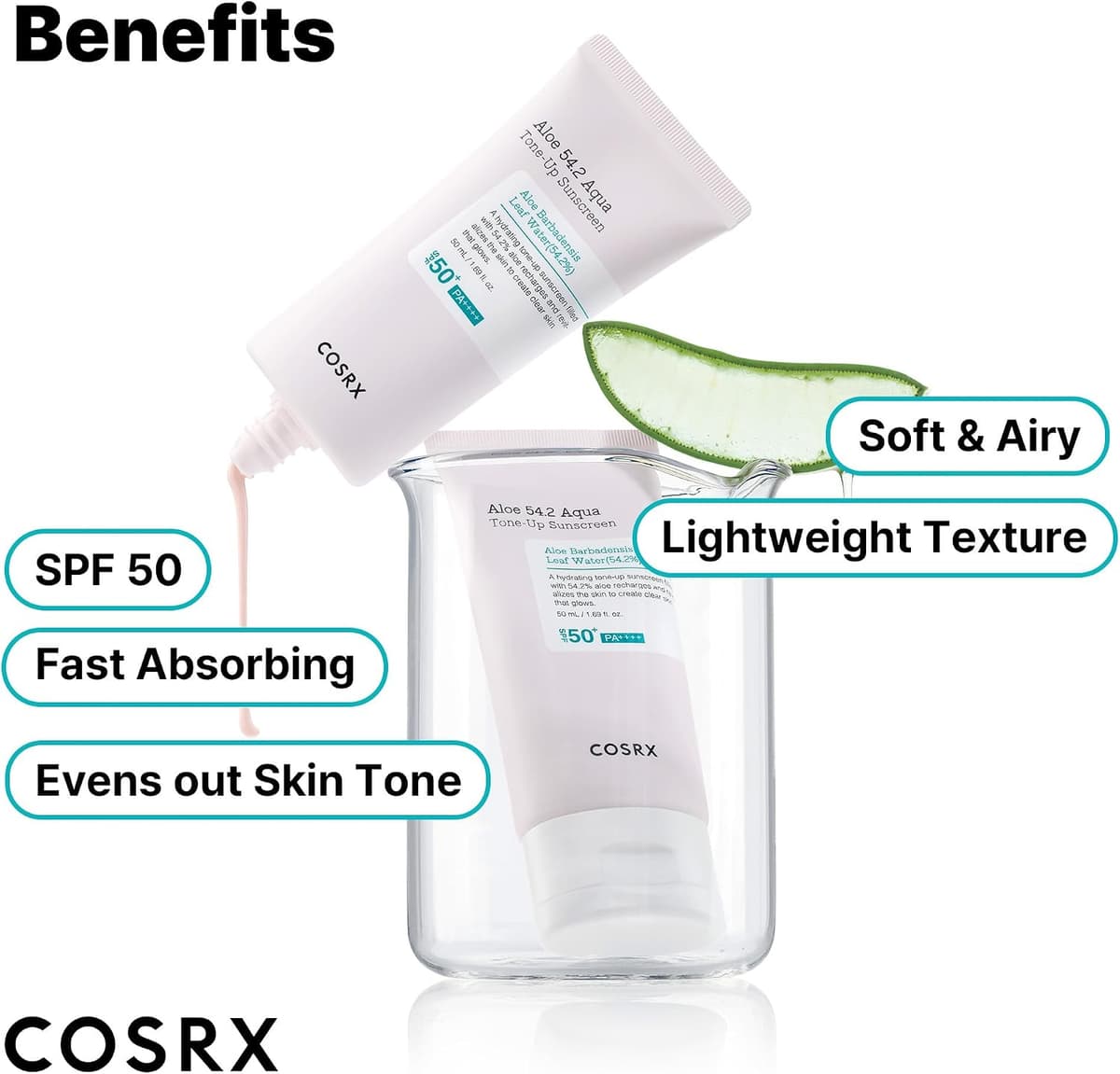 Cosrx Aloe 54.2 Aqua Tone-up Sunscreen