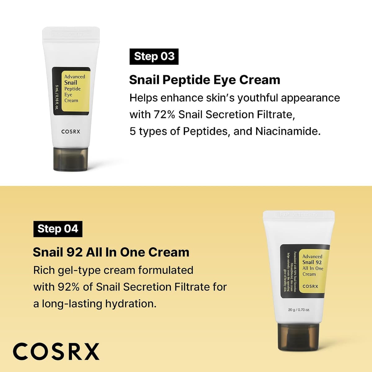 Cosrx All About Snail Kit (4-step) For Dry Skin & Dark Spot