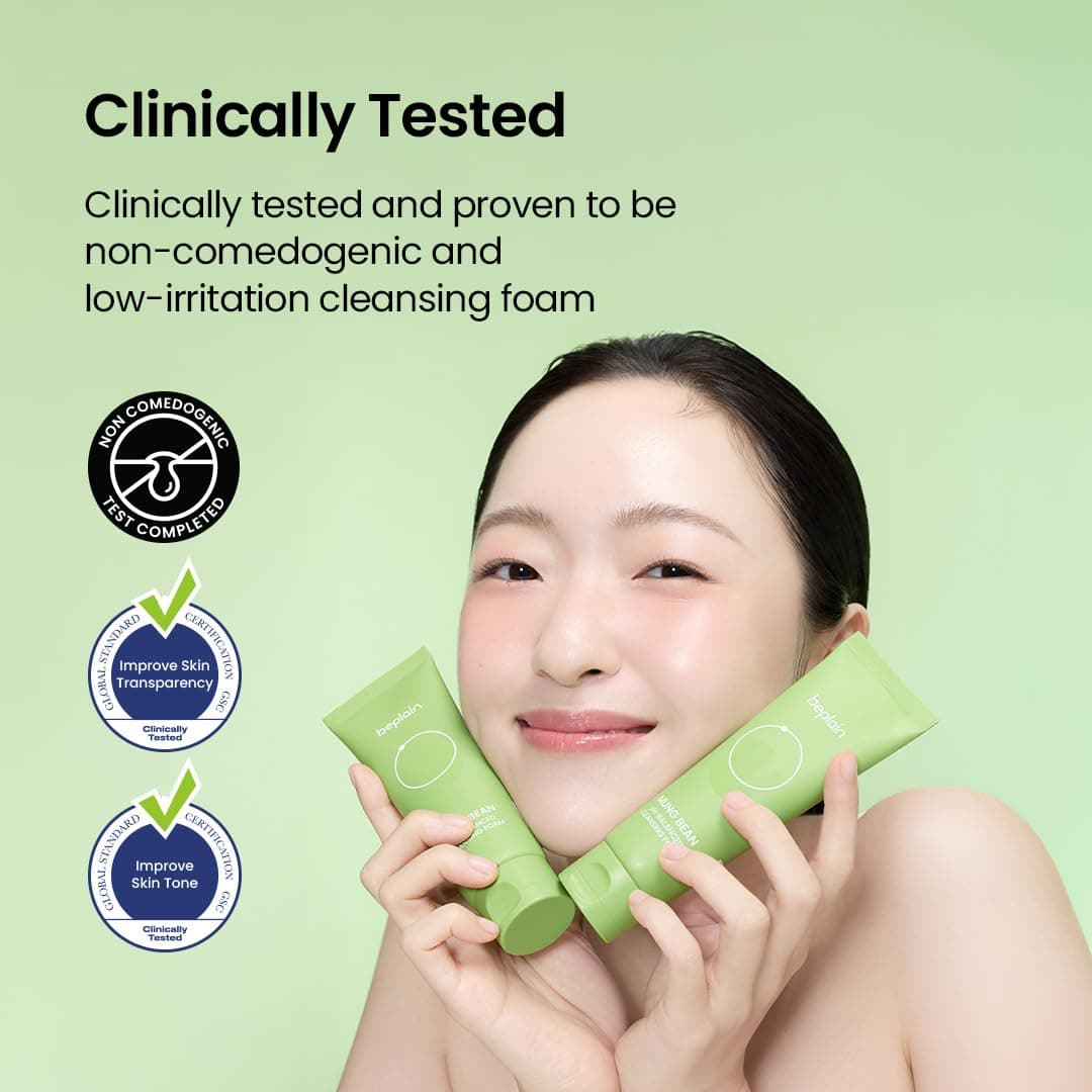 beplain Mung Bean pH Balanced Cleansing Foam