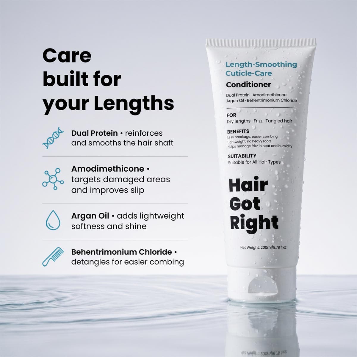 Hair Got Right Length Smoothing Cuticle Care Conditioner