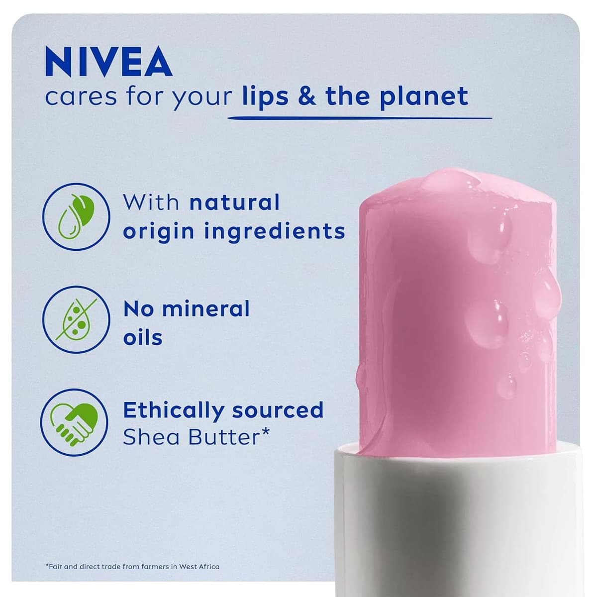 Nivea Soft Rose Caring Lip Balm