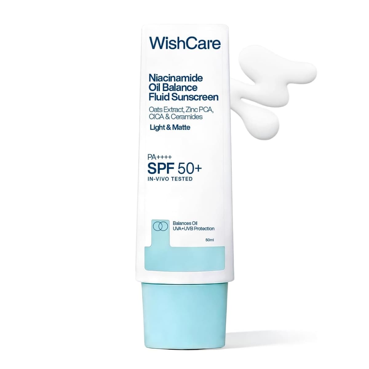Wishcare Niacinamide Oil Balance Fluid Sunscreen  SPF50 PA++++