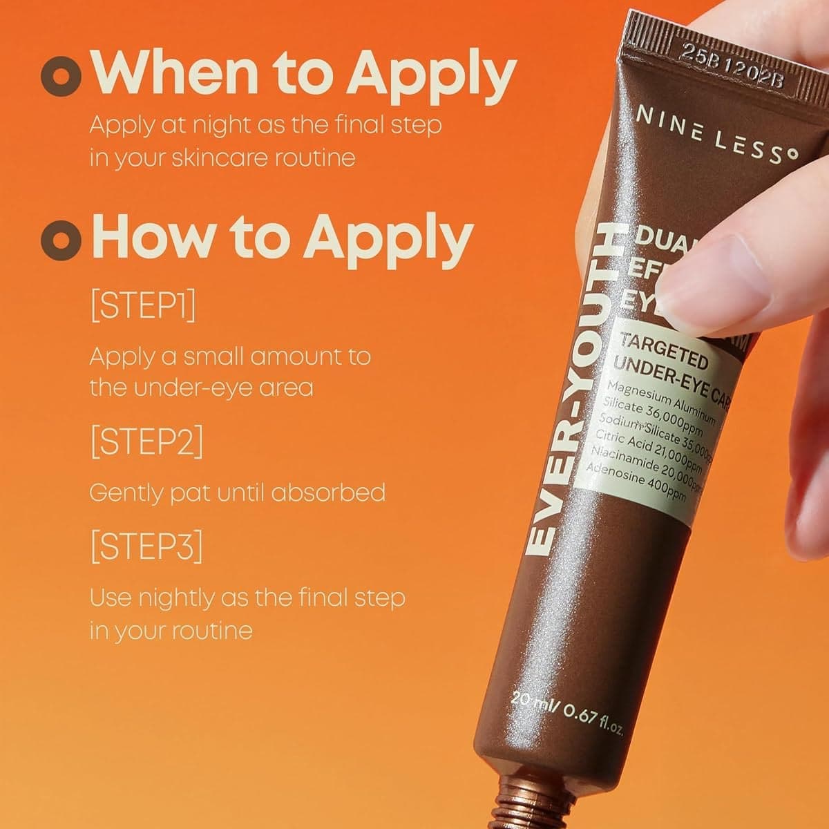 Nineless Ever-Youth Dual Effect Eye Cream