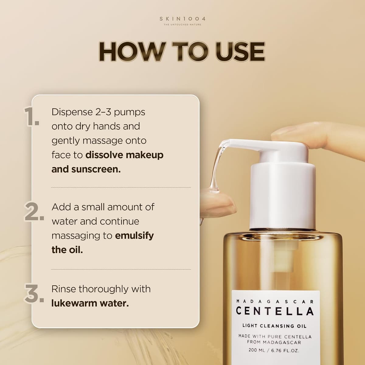 Skin1004 Centella Light Cleansing Oil