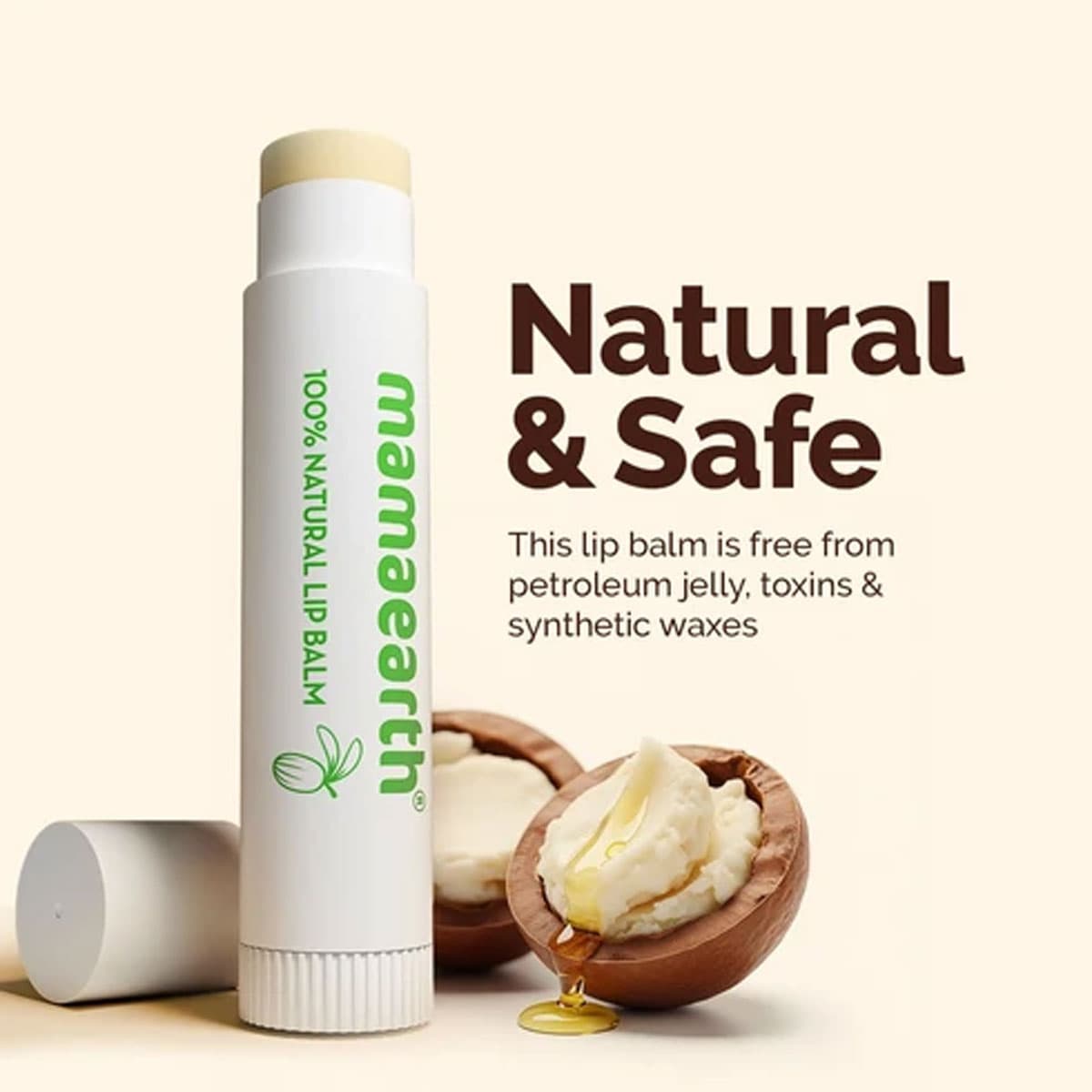 Mamaearth Nourishing Lip Balm with Vitamin E & Shea Butter