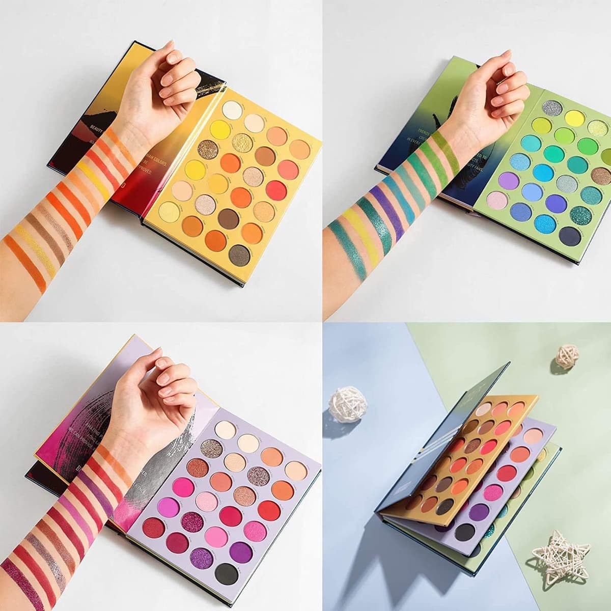 Beauty Glazed Color Shades Pressed Powder Eyeshadow Palette
