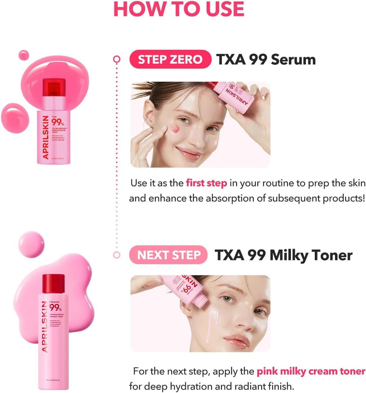 APRILSKIN TXA Niacinamide Toning Shot 99 Serum