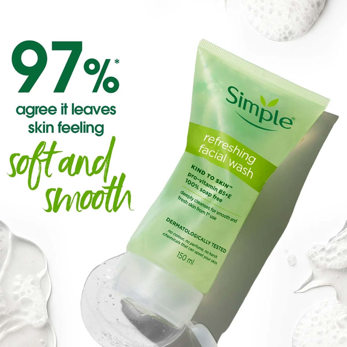 Simple Kind to Skin Refreshing Facial Gel Wash
