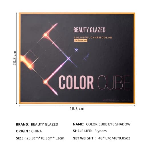 Beauty Glazed Color Cube Eyeshadow Palette