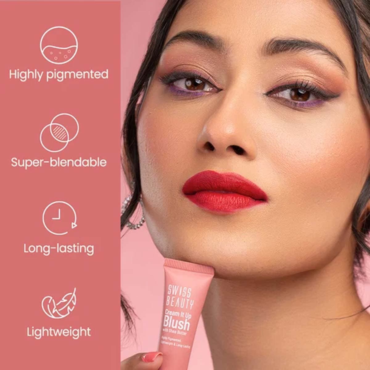 Swiss Beauty Cream It Up Blush with Shea Butter