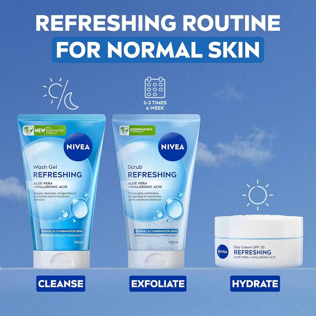 Nivea Refreshing Face Scrub with Hyaluronic Acid