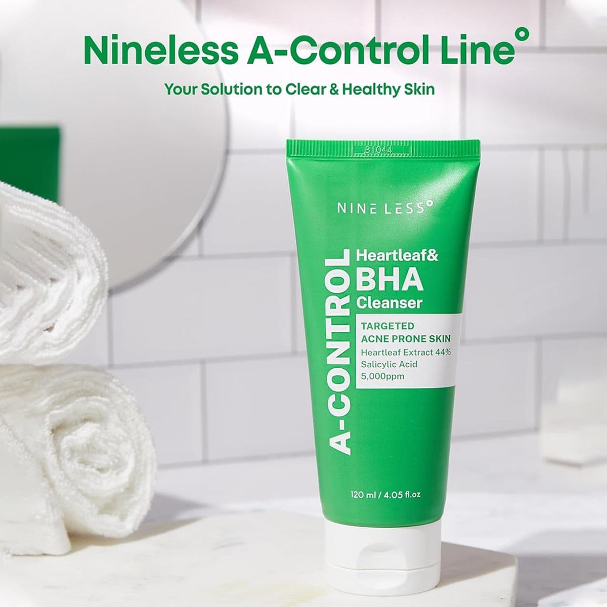 Nineless A-Control Heartleaf & BHA Foam Cleanser