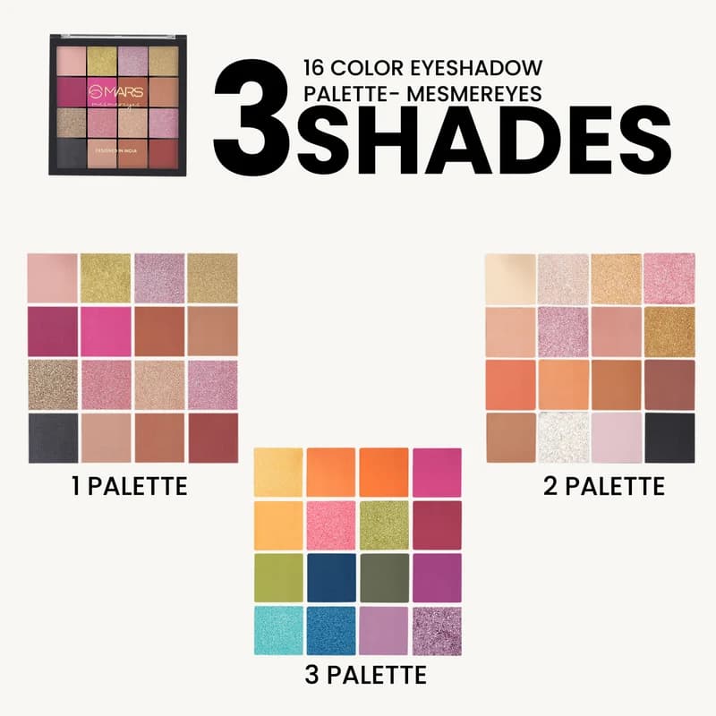 Mars 16 Color Eyeshadow Palette