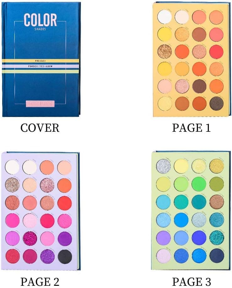 Beauty Glazed Color Shades Pressed Powder Eyeshadow Palette