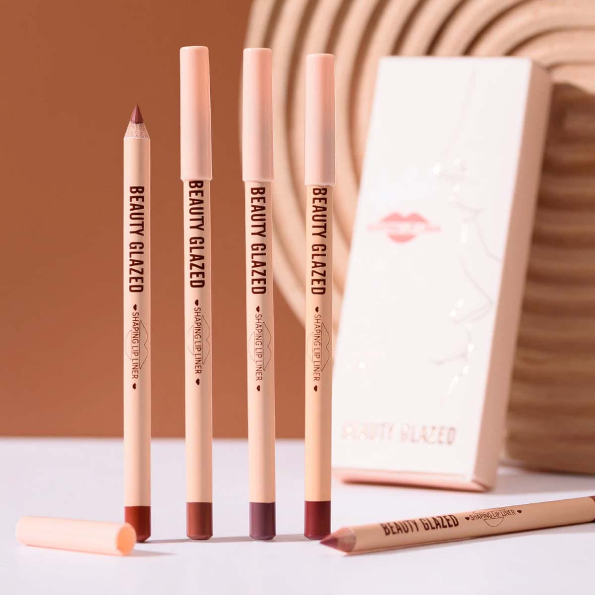 Beauty Glazed 12 Color Matte Lip Liner Set