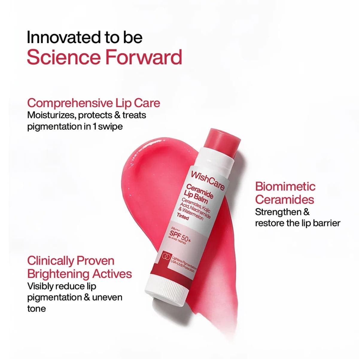 Wishcare Ceramide Lip Balm with SPF 50 PA+++