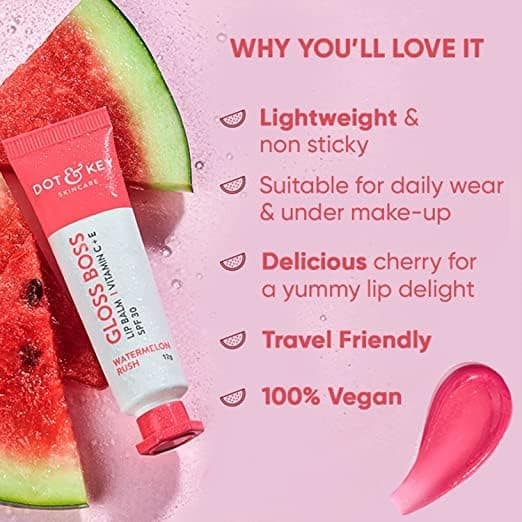 Dot & Key Gloss Boss Lip Balm (Watermelon Rush)