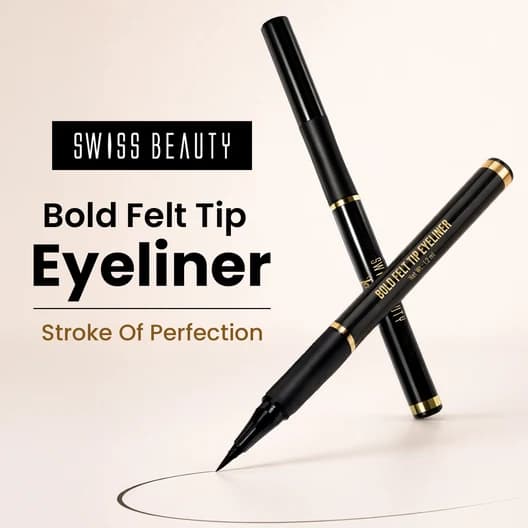 Swiss Beauty Bold Felt Tip Eyeliner