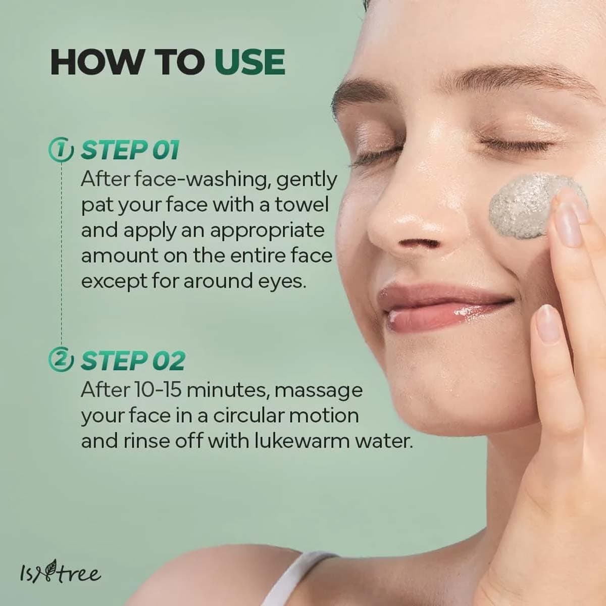 Isntree Mugwort Calming Clay Mask