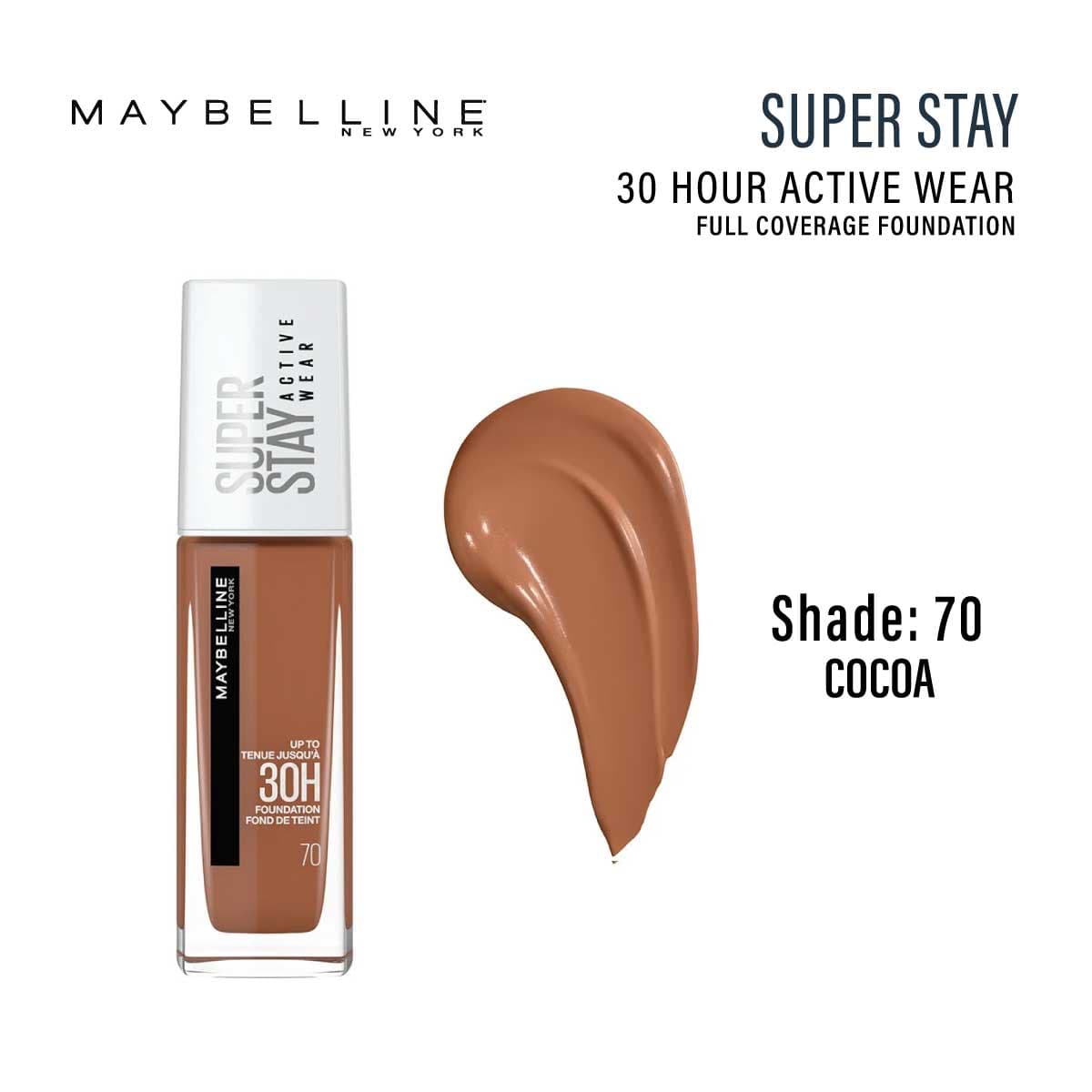 Maybelline Superstay 30 Hour Active Wear Full Coverage Foundation