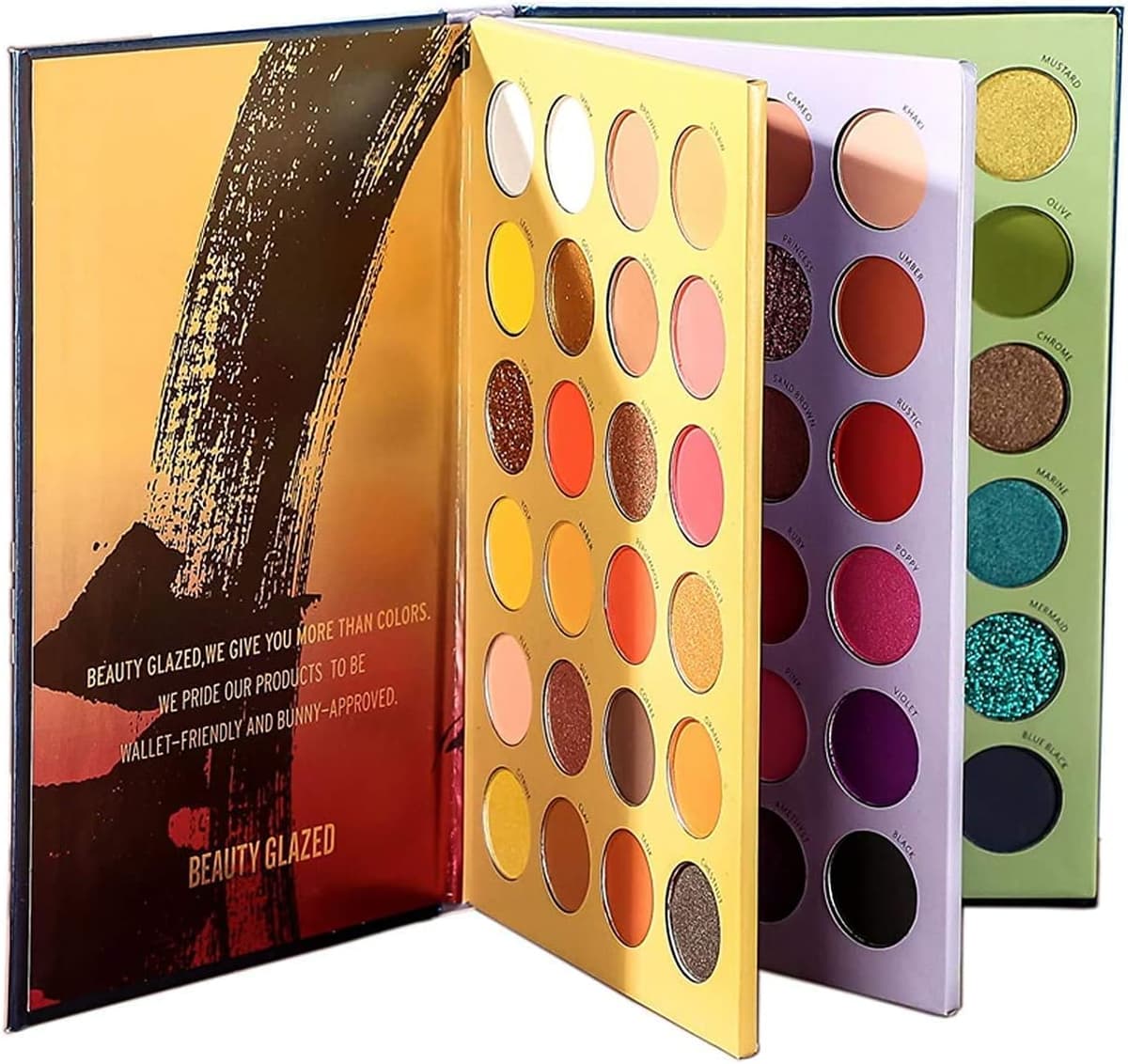 Beauty Glazed Color Shades Pressed Powder Eyeshadow Palette