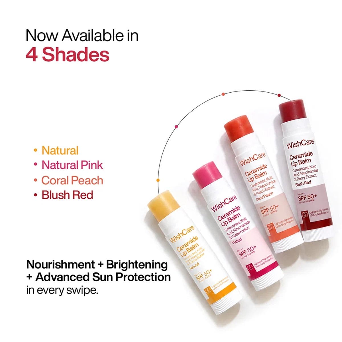 Wishcare Ceramide Lip Balm with SPF 50 PA+++