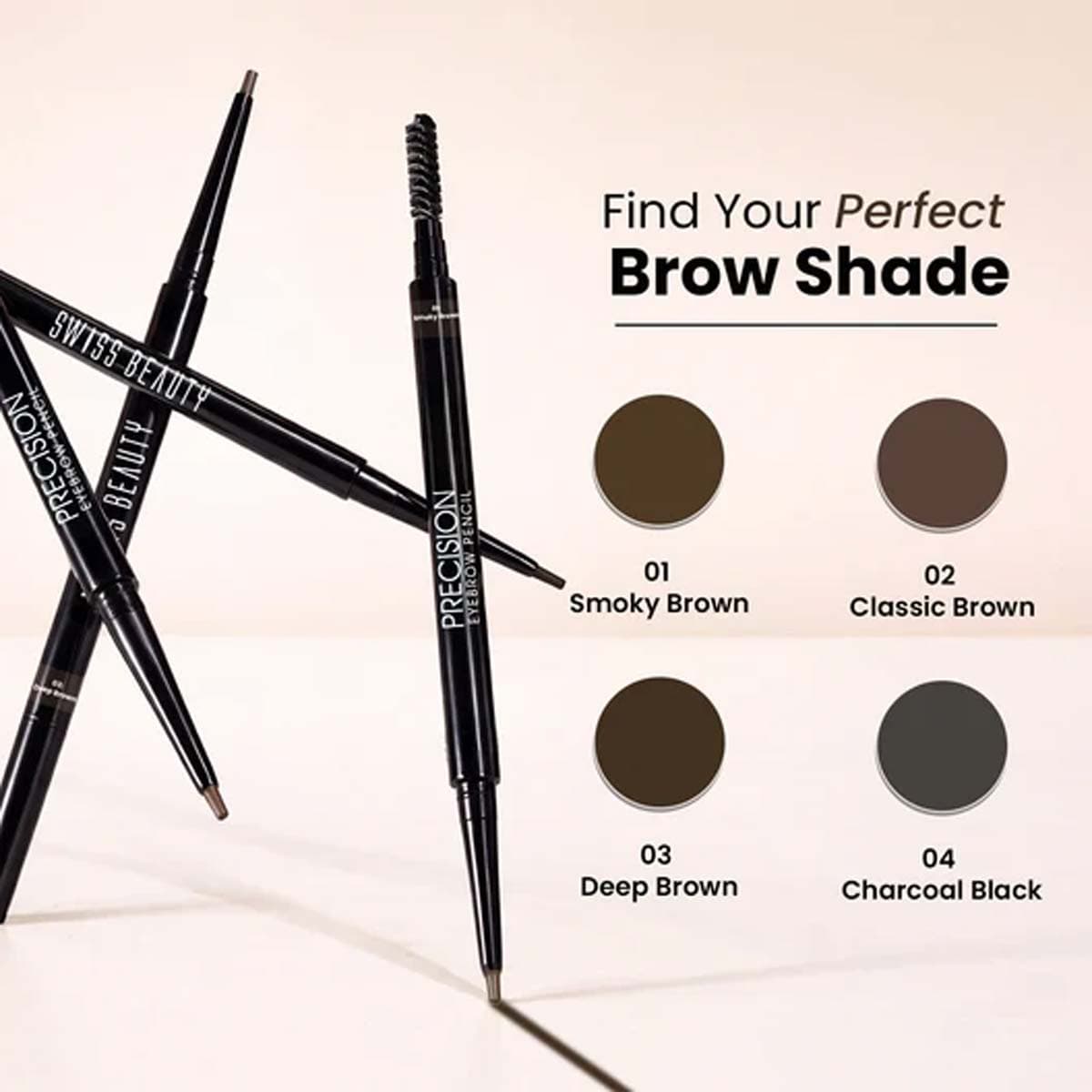 Swiss Beauty Precision Eyebrow Pencil