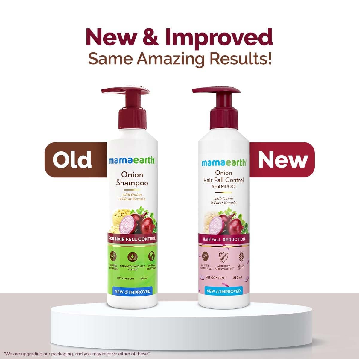 Mamaearth Onion Hair Fall Control Shampoo