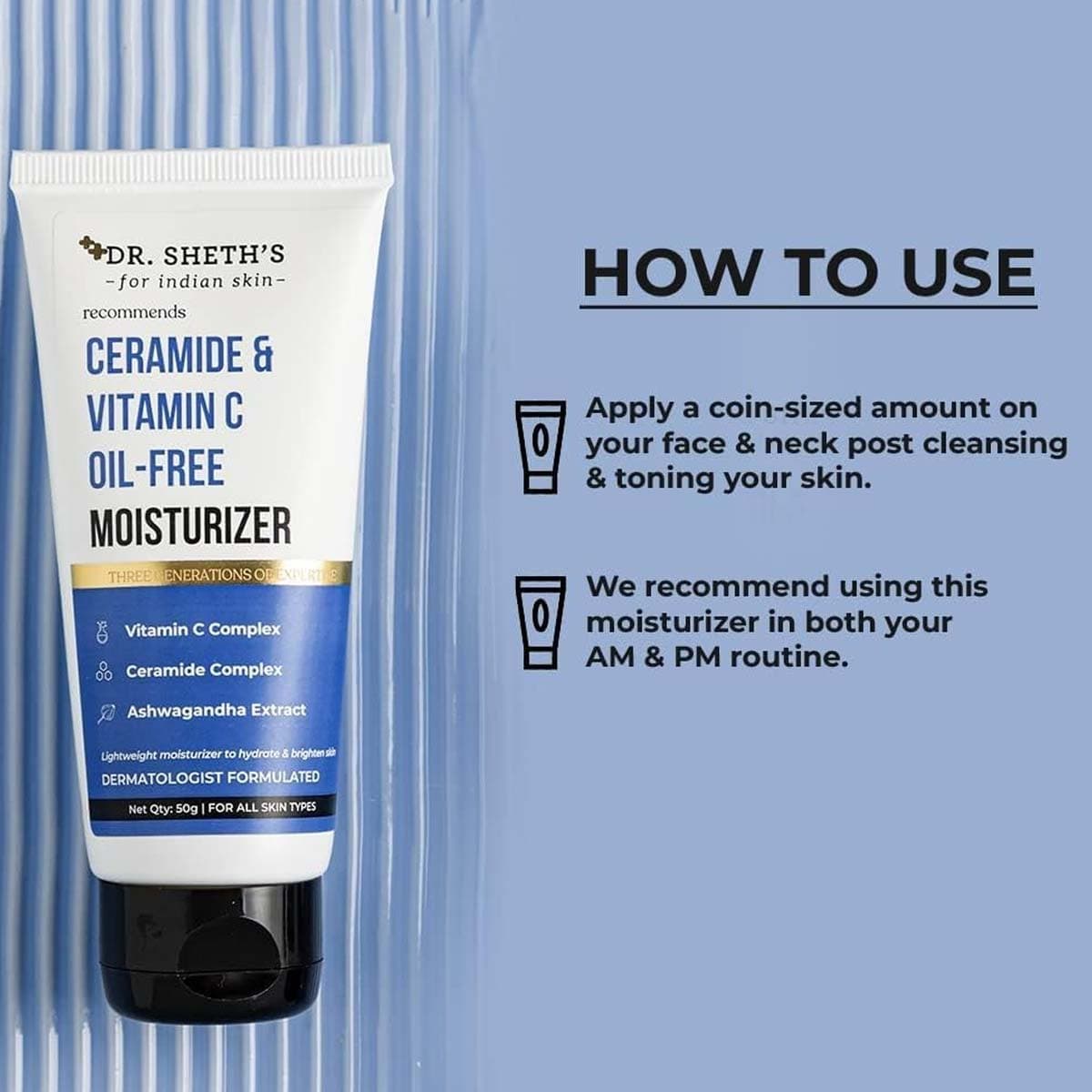 Dr. Sheths Ceramide & Vitamin C Oil-Free Moisturizer