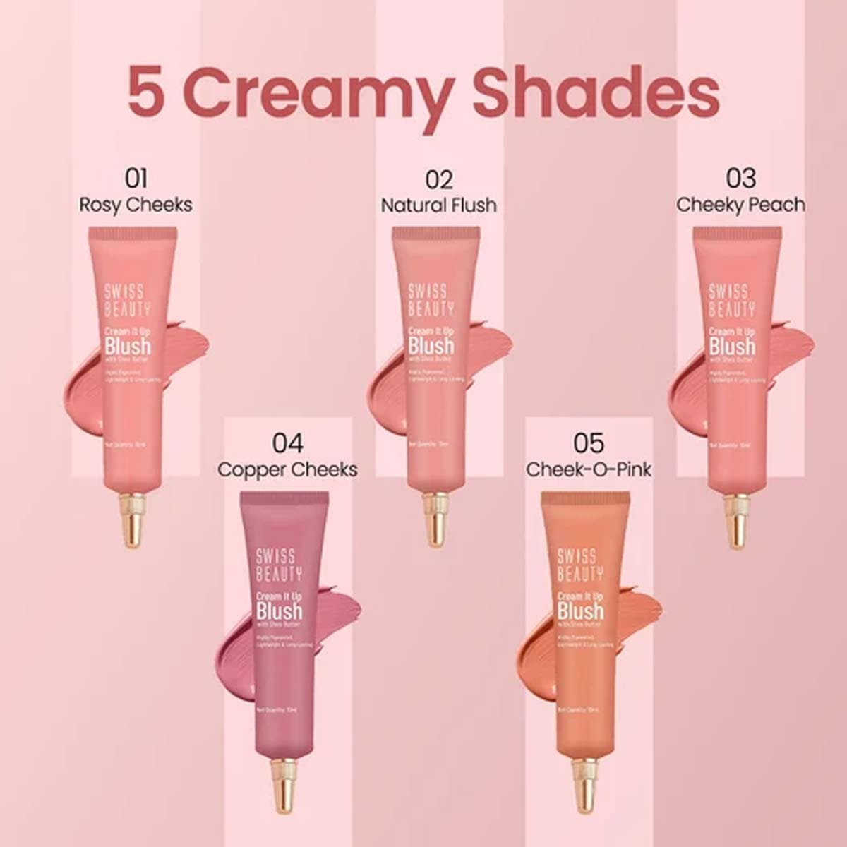 Swiss Beauty Cream It Up Blush with Shea Butter