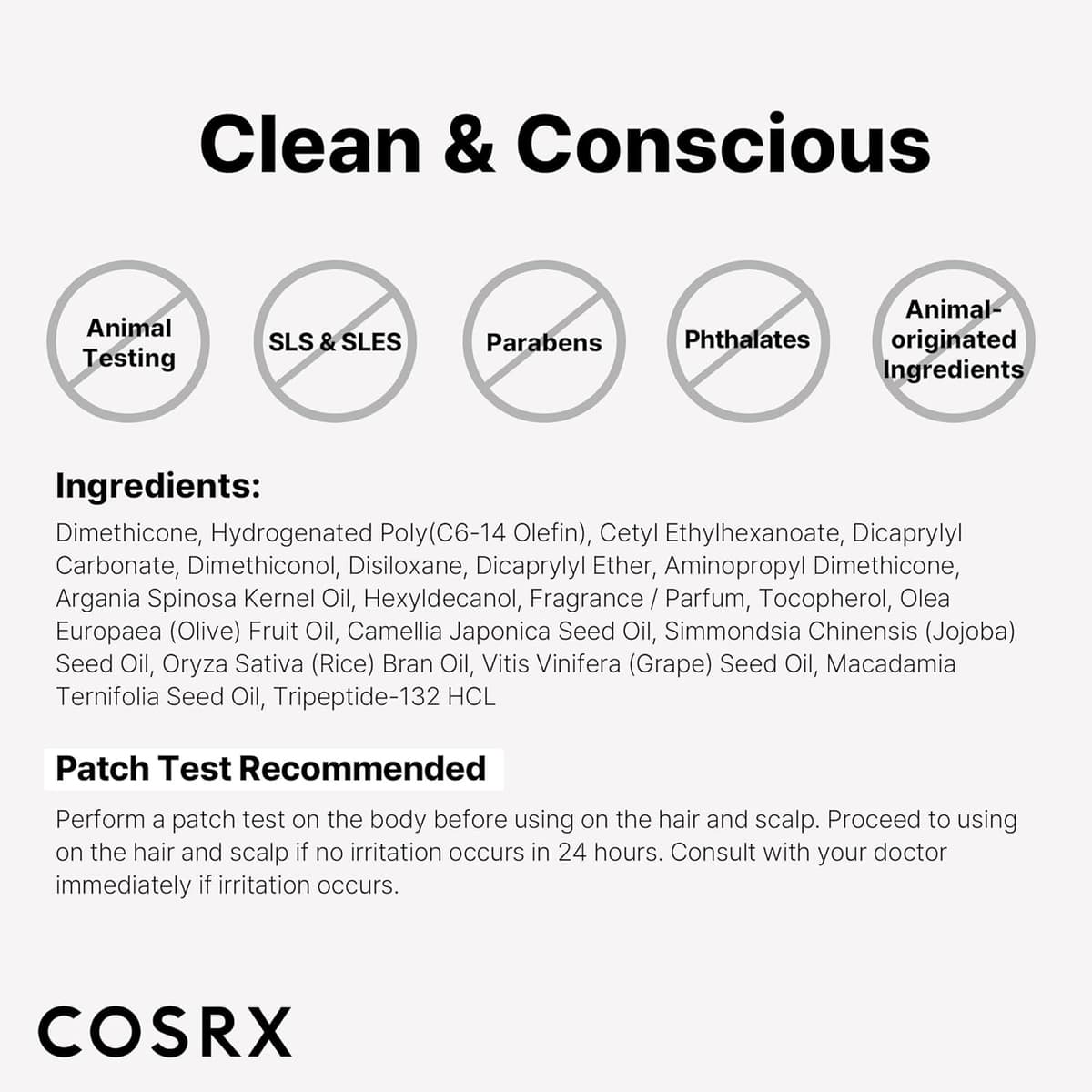 Cosrx Peptide 132 Ultra Perfect Hair Bonding Oil Serum