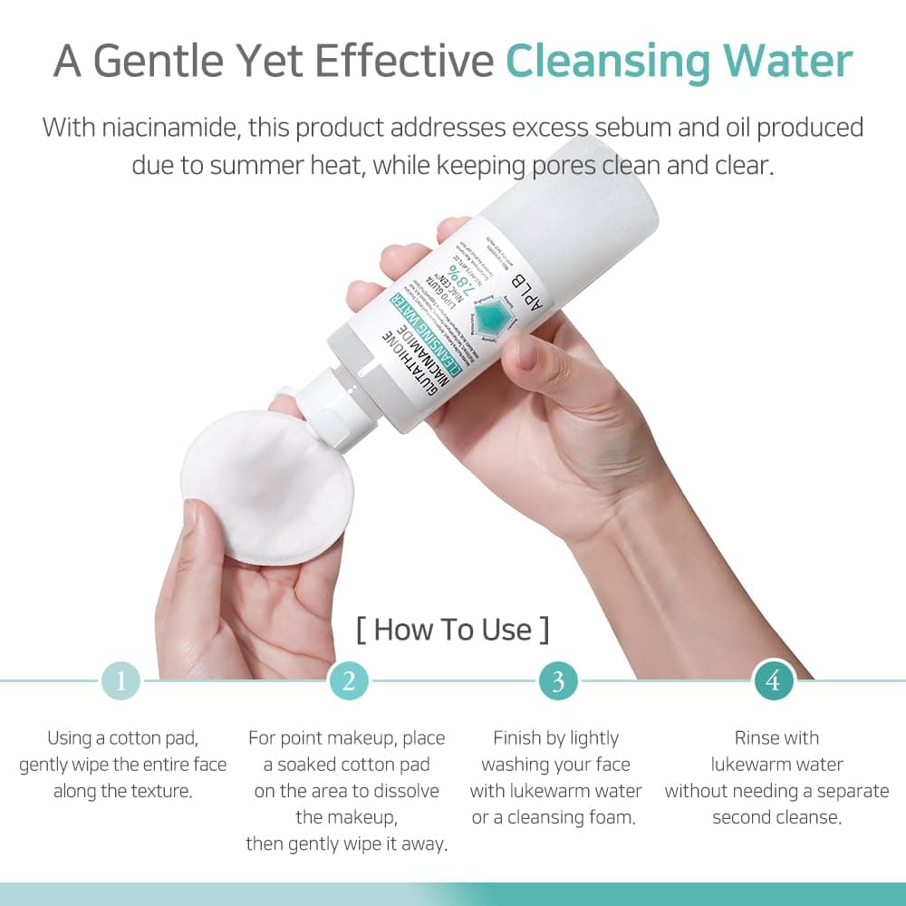 APLB Glutathione Niacinamide Cleansing Water (Exp - Nov/27)