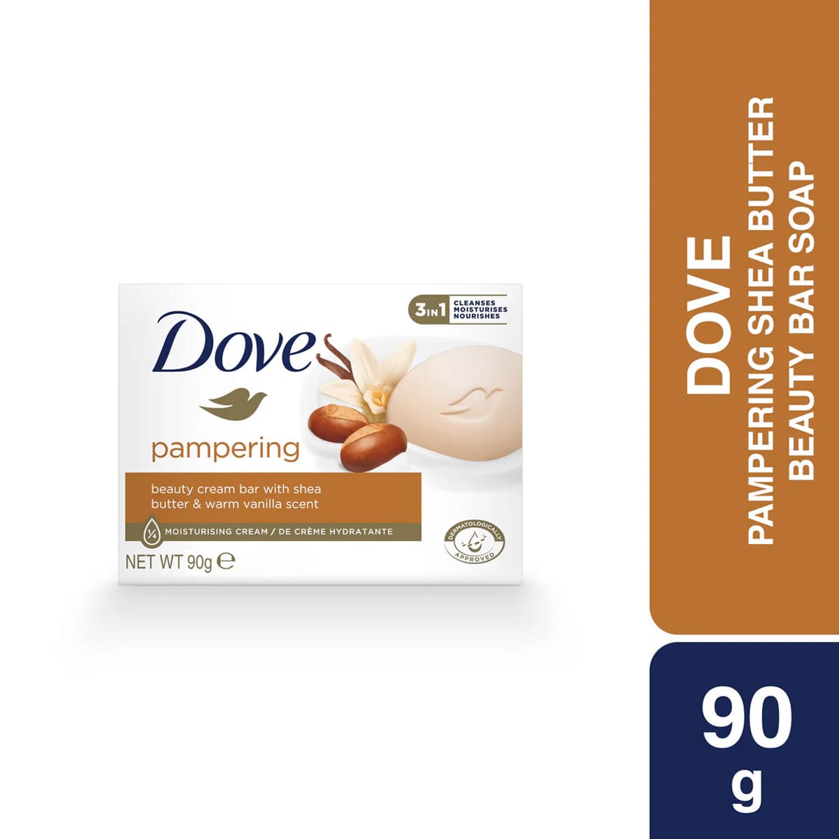 Dove Beauty Bar Soap Pampering Shea Butter